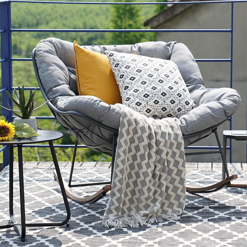 Padded Rocking Lounge Chair